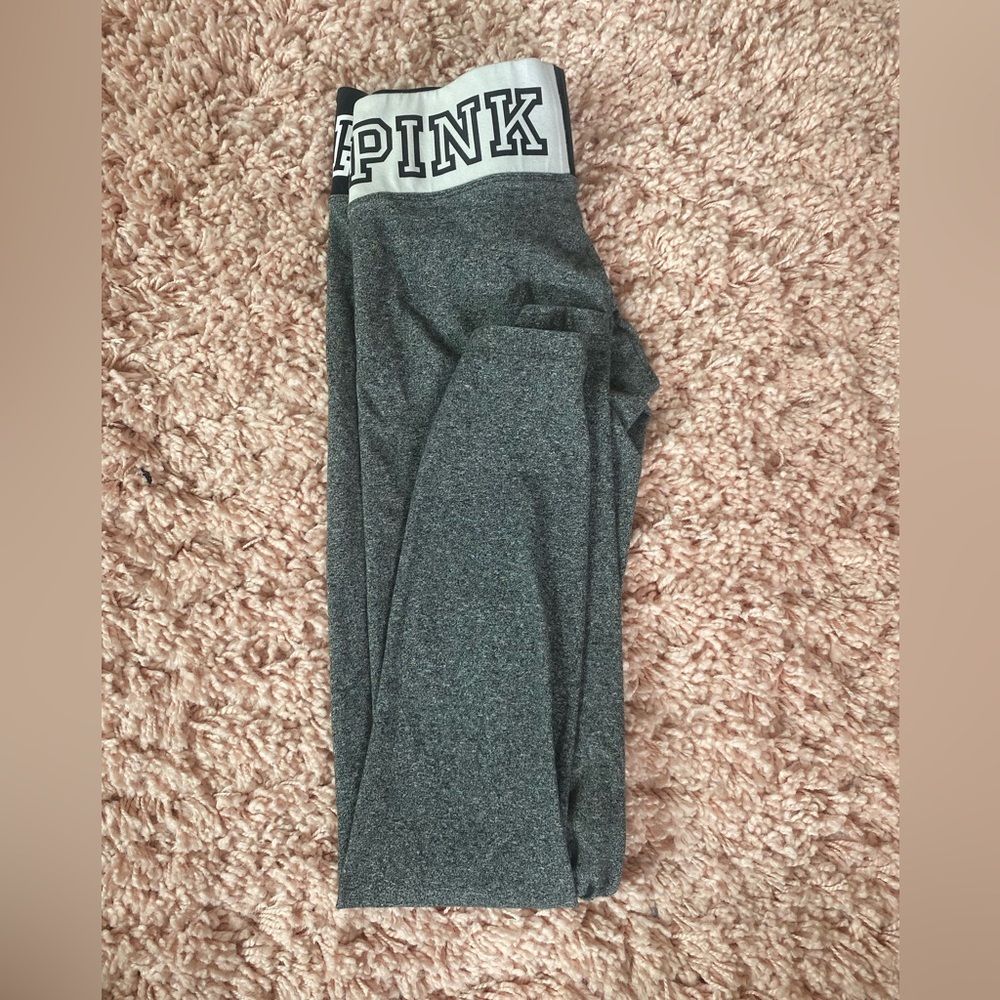 Pink Victoria’s Secret Yoga leggings. Size Small.